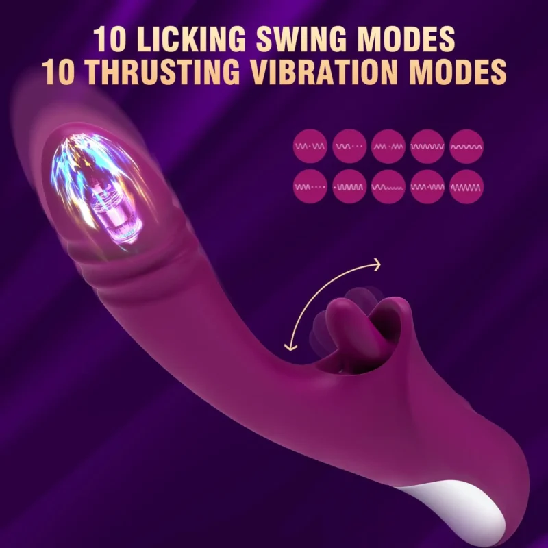 Clitoral Licking G Spot Vibrator Sex toy - Image 2