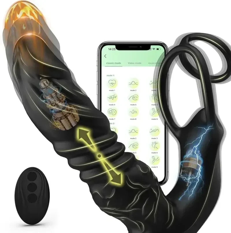 Thrusting Dildo Vibrator for Men