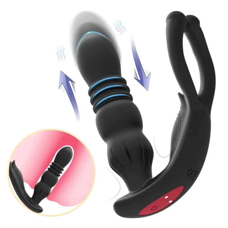 Telescopic Silicone Anal Plug - Image 6