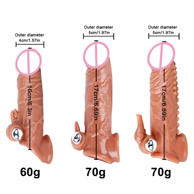 Silicone Sex Toys Male Enlargement Penis - Image 4