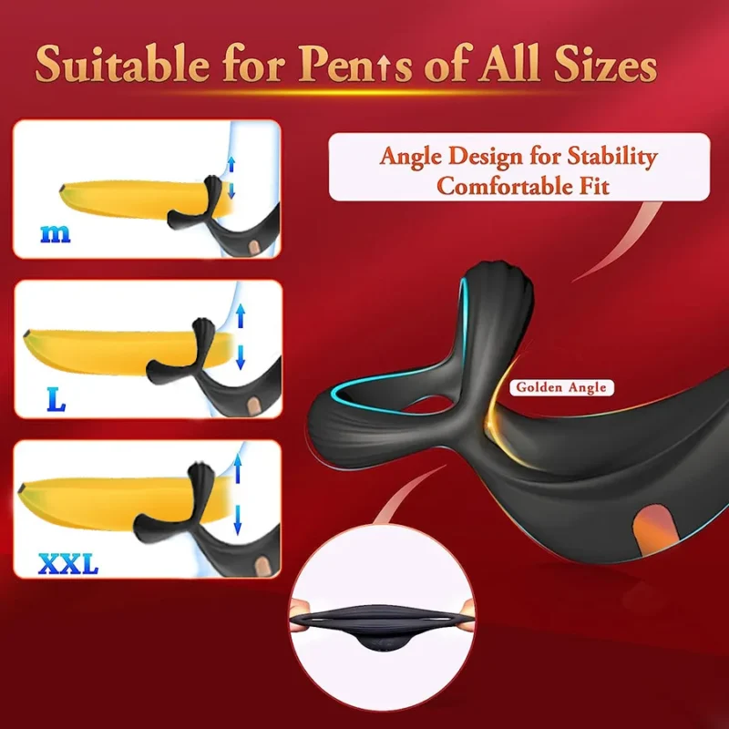 Vibrating Cock Ring Anal Plug - Image 5