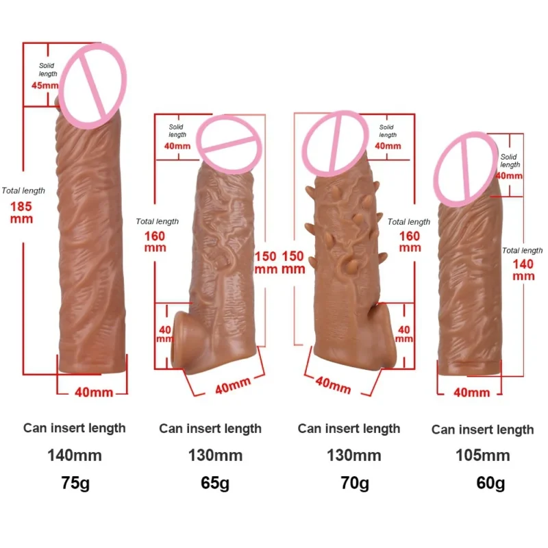 Silicone Sex Toys Male Enlargement Penis - Image 3