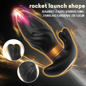 Thrusting Anal Vibrator Wireless Remote Dildo