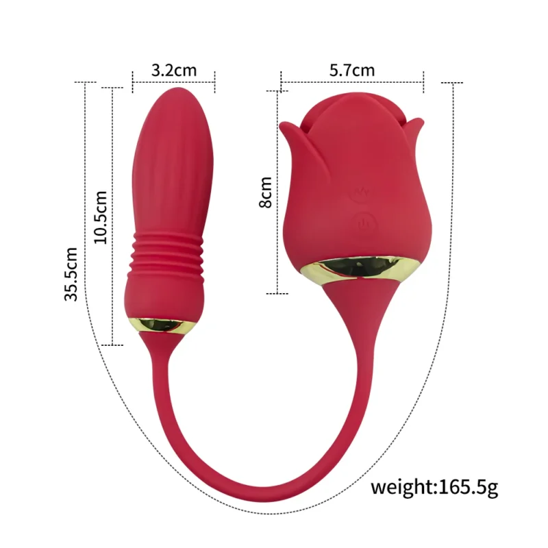 Rose Toy Sucking Vibrator for Women - Image 5