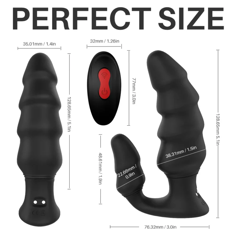 Wireless Remote Control Double Penetration Anal Plug - Image 3