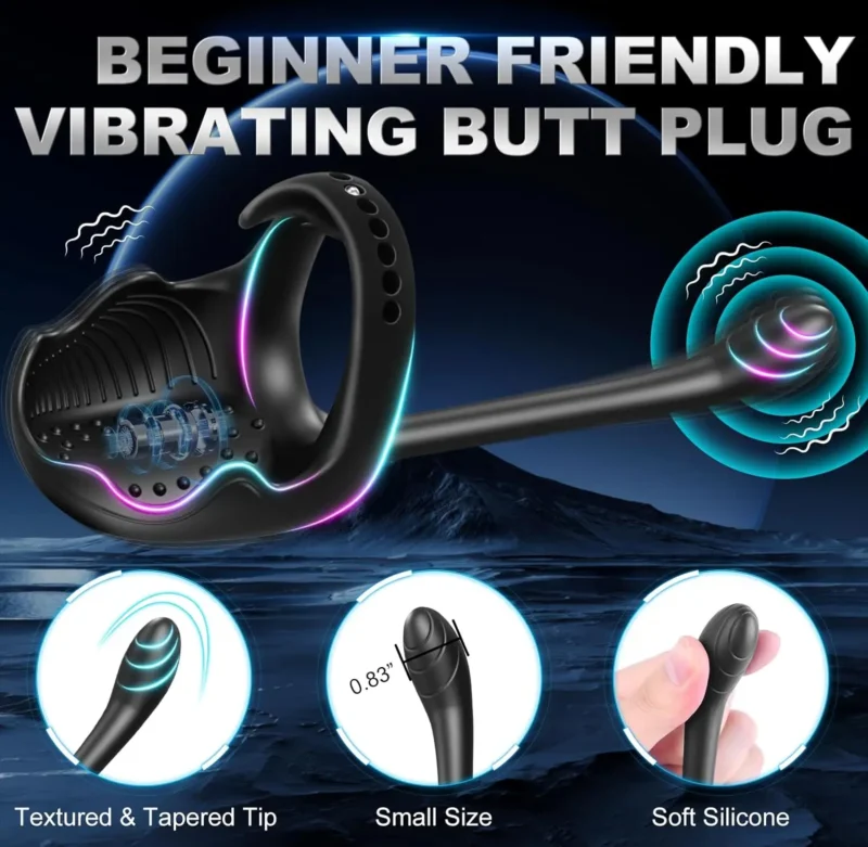 Vibrating Cock Ring Sex Toy - Image 5