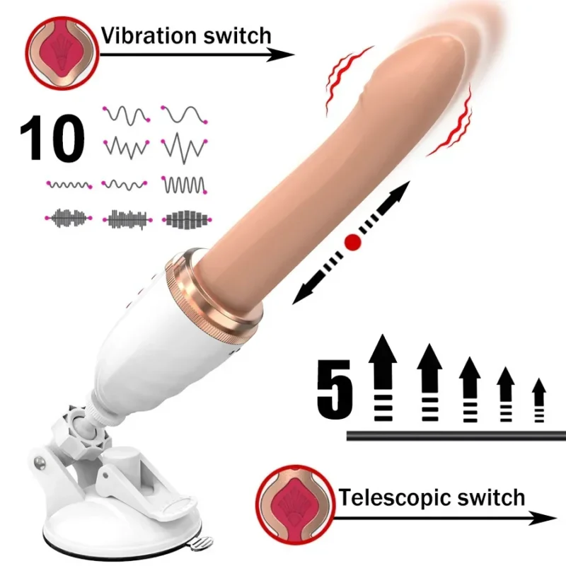 Sex Machine Automatic Thrusting Dildo - Image 2