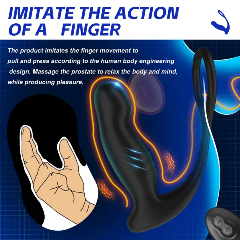 Wiggling Anal Vibrator For Men - Image 4