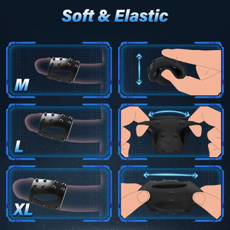 Vibrating Penis Sleeve Cock Ring - Image 5