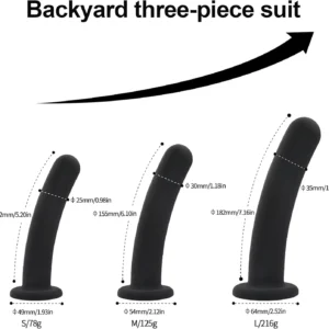 Anal Plug 3 Sizes Butt Plug - Image 3