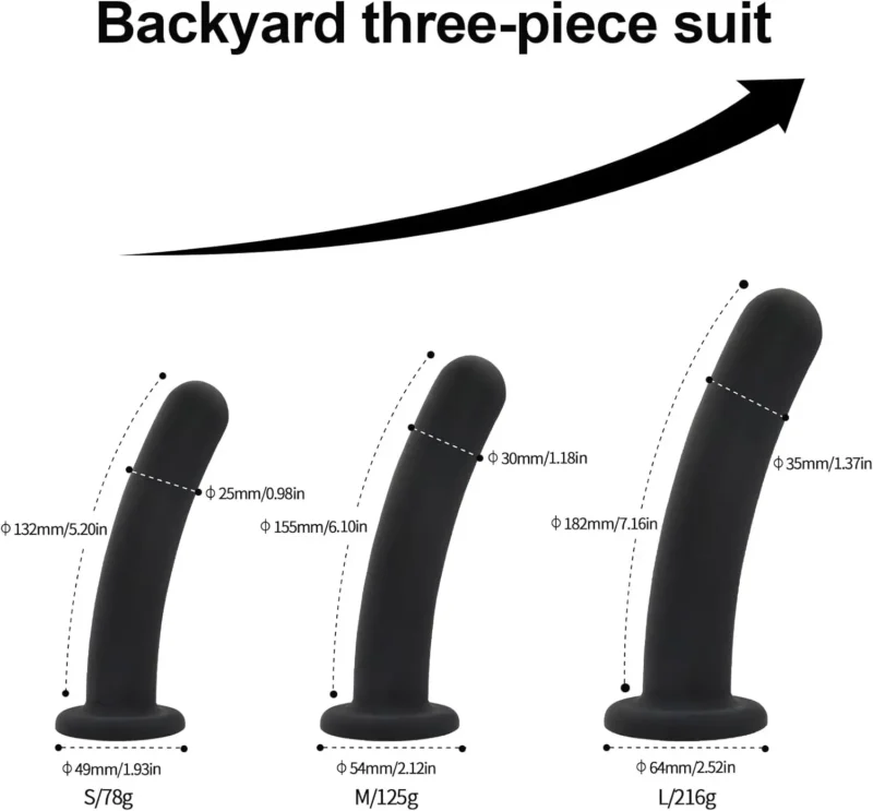Anal Plug 3 Sizes Butt Plug - Image 3