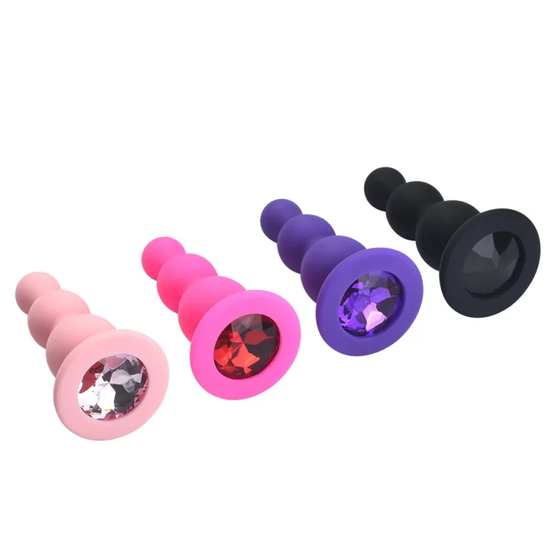 Silicone Crystal Anal Extreme Butt Plug - Image 6
