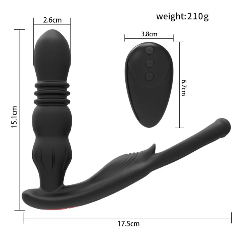 Telescopic Silicone Anal Plug - Image 3