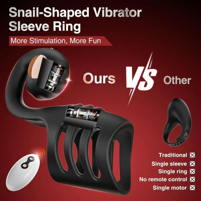 Vibrator remote control Penis Sleeve - Image 5