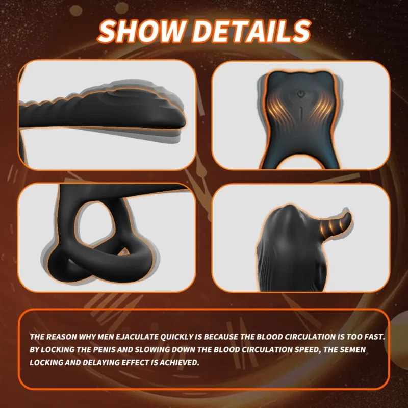 Vibrating Cock Ring Sex Toy - Image 5