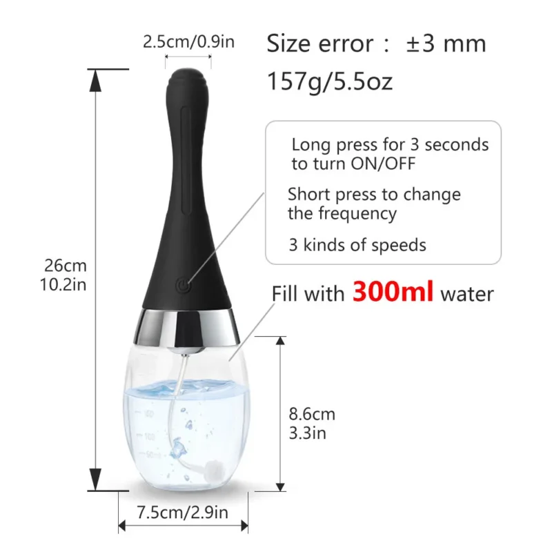 300ml Anal Douche Automatic Enema - Image 4