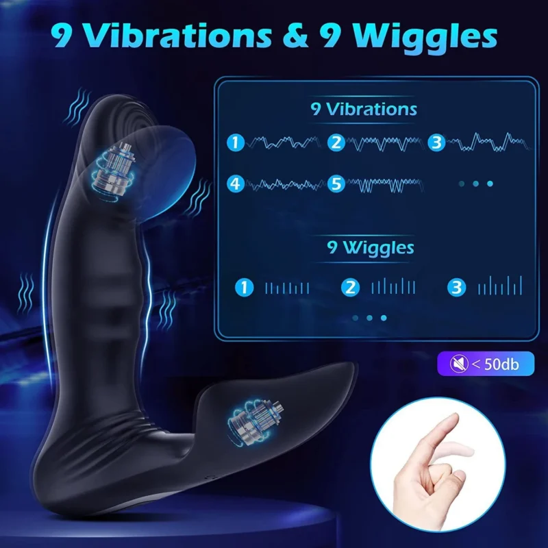 Prostate Massager App Wireless Remote Control Heating Anal Plug - Image 2