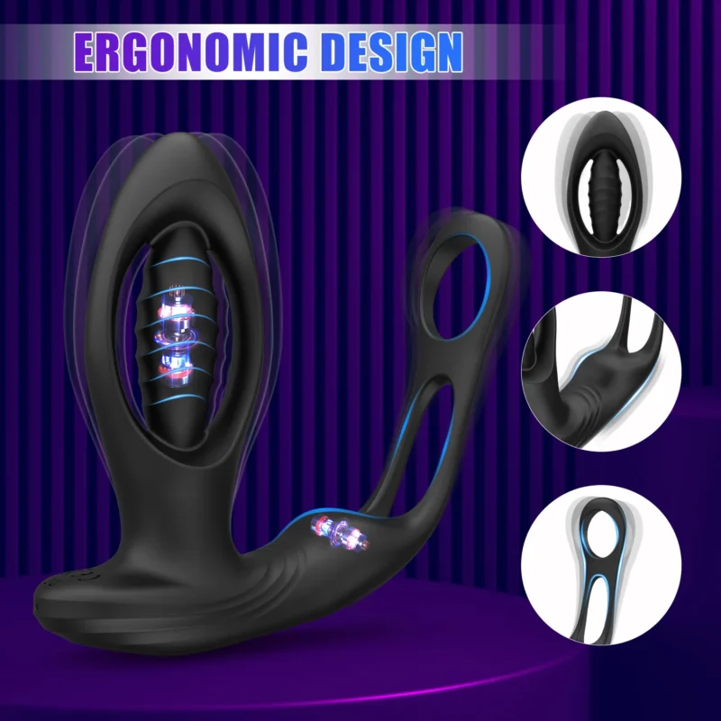Vibrator Remote Control Anal Plug Cock - Image 4