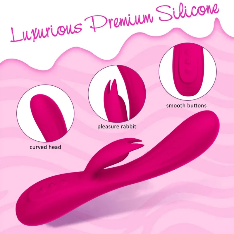 10 Vibrators Modes Silicone AV wand Couple Sex Toy - Image 4