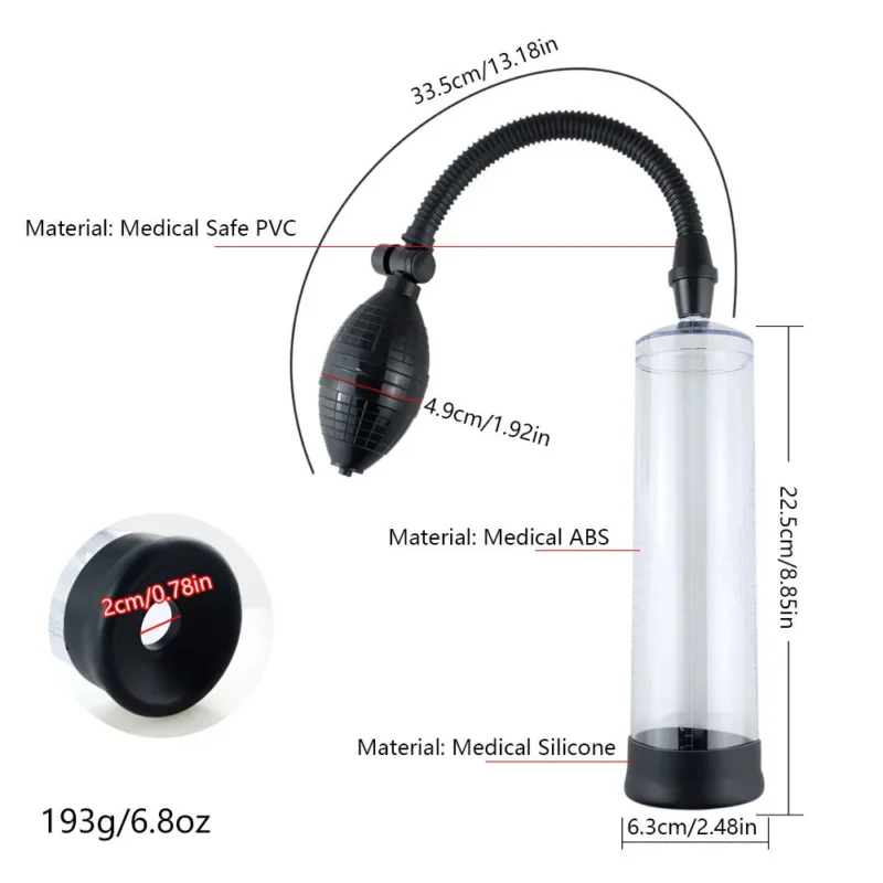 Penis Pump Enlargement Vacuum Extender - Image 6