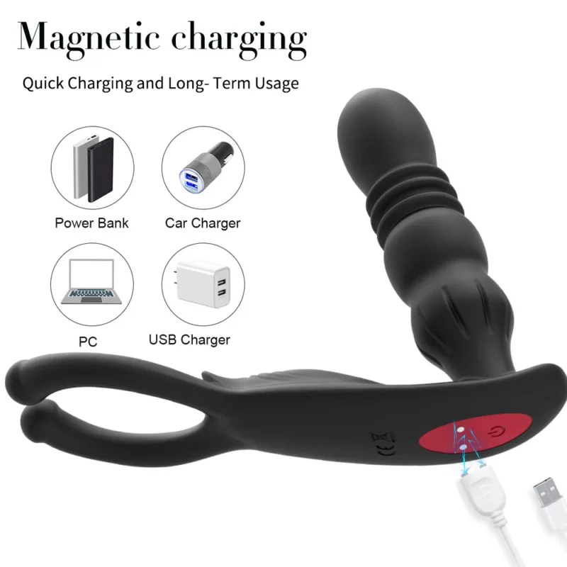 Telescopic Silicone Anal Plug - Image 5