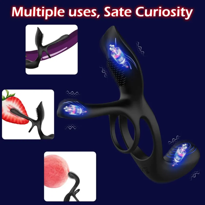 3 in 1 Vibrator for Couple Cock - Image 3