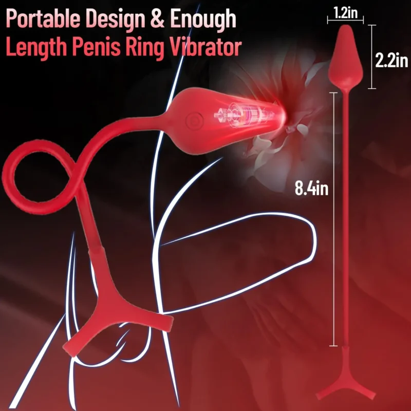 2 In 1 Cock Ring Sex Toy - Image 4