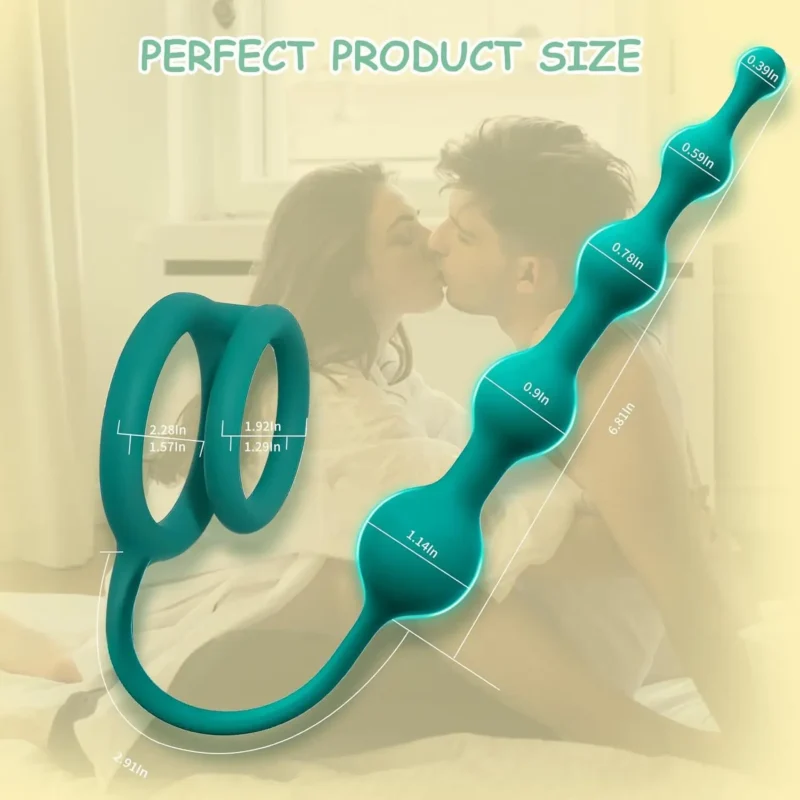 3 IN 1 Anal Beads Butt Plug - Image 6