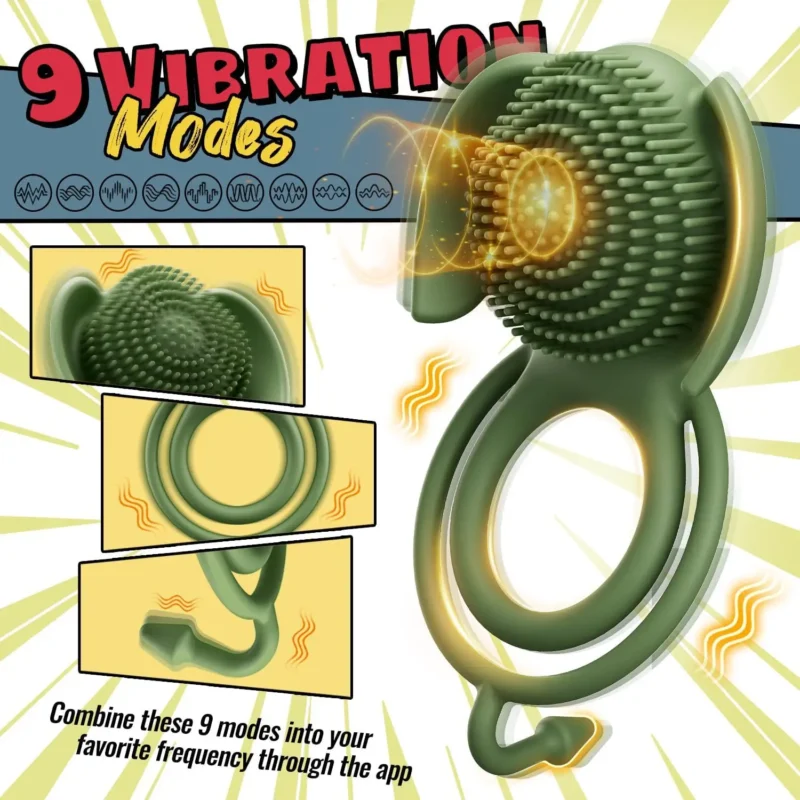 Vibrating Cock Rings APP+remote control - Image 3