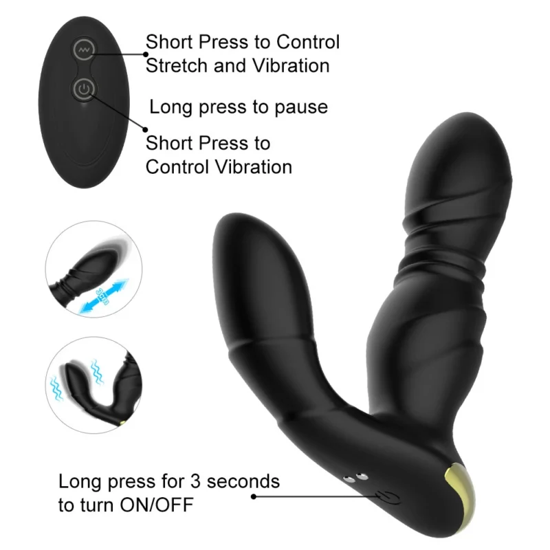 AIERSHA Prostate Massager Rotating Anal Vibrator - Image 4