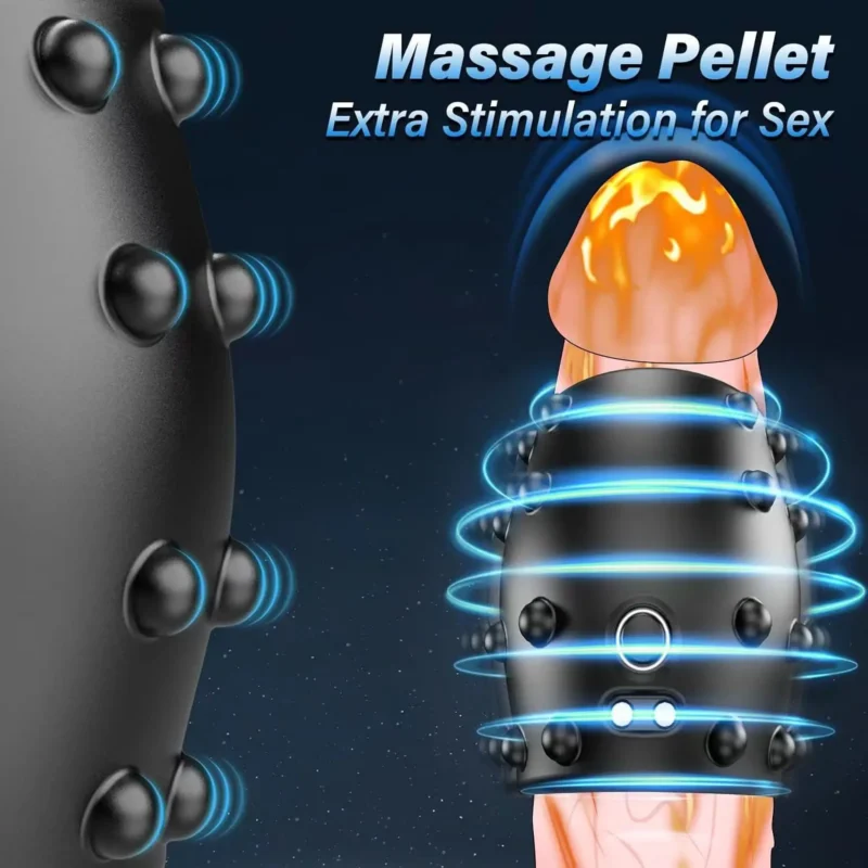 Vibrating Penis Sleeve Cock Ring - Image 3