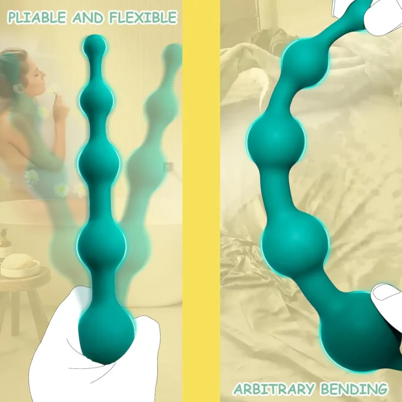 3 IN 1 Anal Beads Butt Plug - Image 5