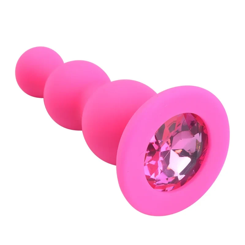 Silicone Crystal Anal Extreme Butt Plug - Image 3