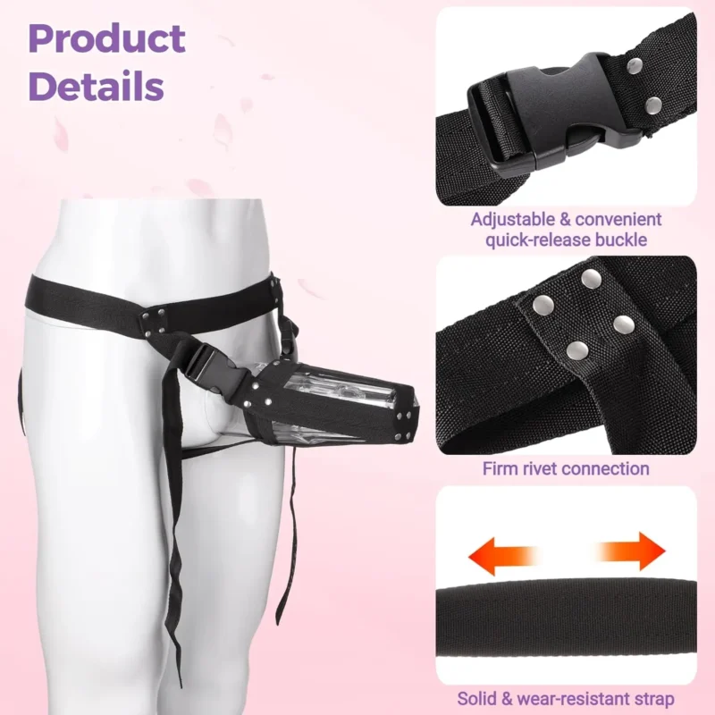 Sex Straps Wearable for Masturbator Cup - Image 5