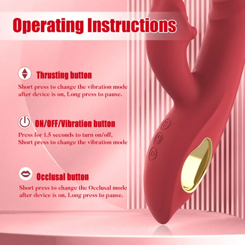 Telescopic Dildo Clitoris Sucking Stimulator Vagina - Image 5