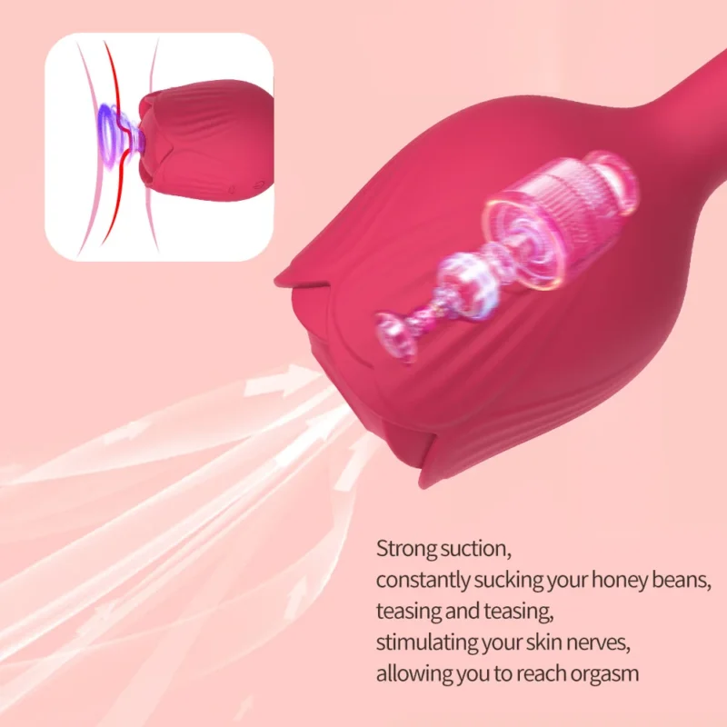 Rose toy Sucking Vibrator - Image 3