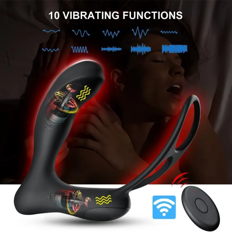 3 in 1 Cock Vibrator Prostate Massager - Image 2