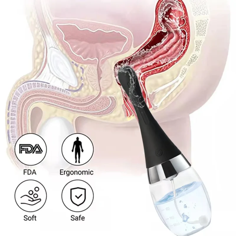 300ml Anal Douche Automatic Enema - Image 2