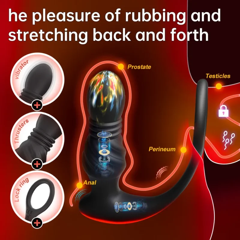 Sex Toy Anal Plug Vibrator for Man - Image 4