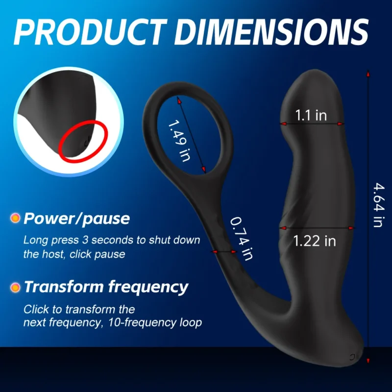 Wiggling Anal Vibrator For Men - Image 6