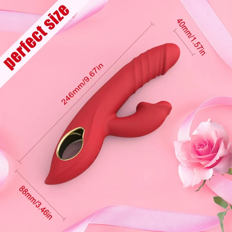 Telescopic Dildo Clitoris Sucking Stimulator Vagina - Image 6