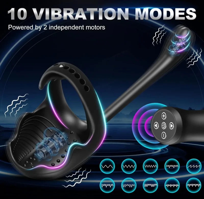 Vibrating Cock Ring Sex Toy - Image 4
