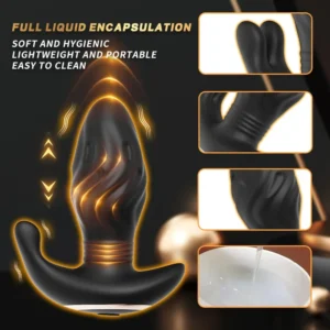 Thrusting Anal Vibrator Wireless Remote Dildo - Image 3