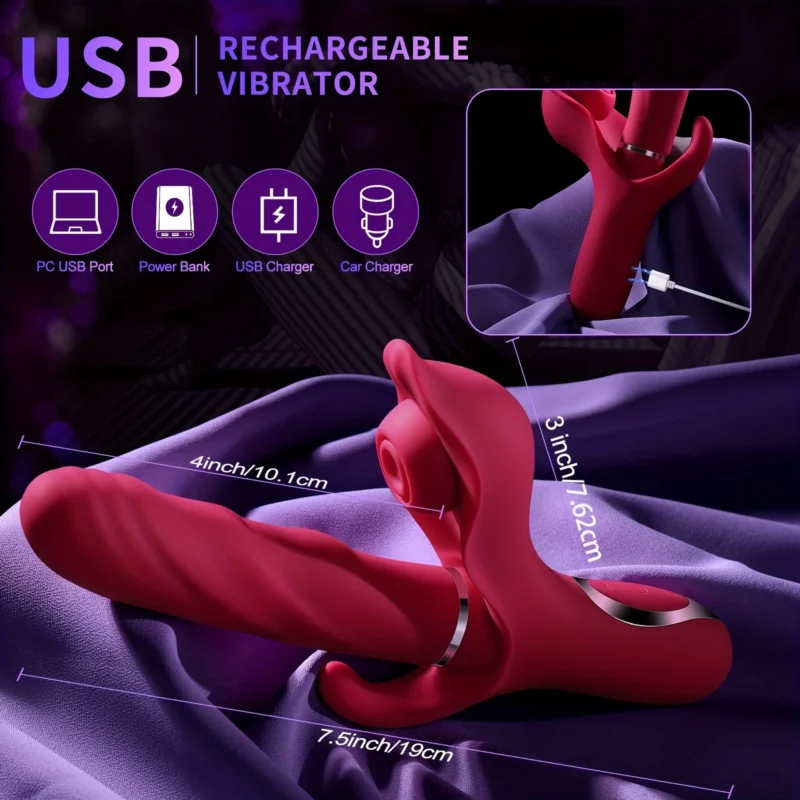 New Thrusting Dildo Vibrator G-Spot - Image 4