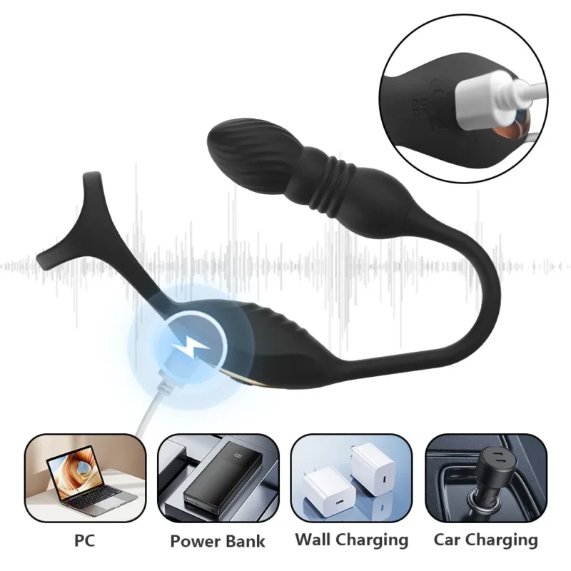Prostate Massager Telescopic Anal Vibrator - Image 5