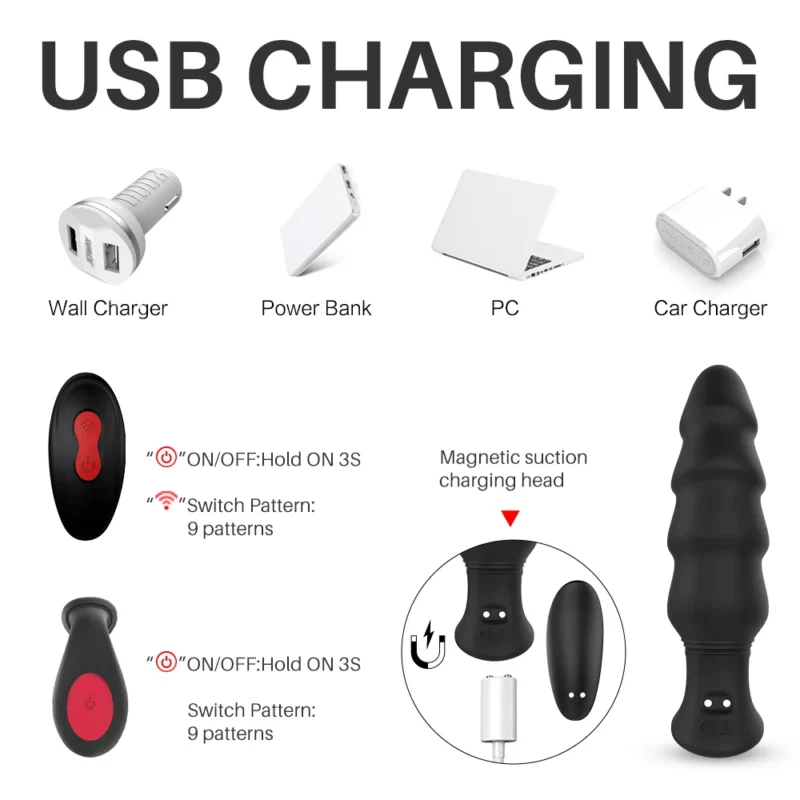 Wireless Remote Control Double Penetration Anal Plug - Image 6