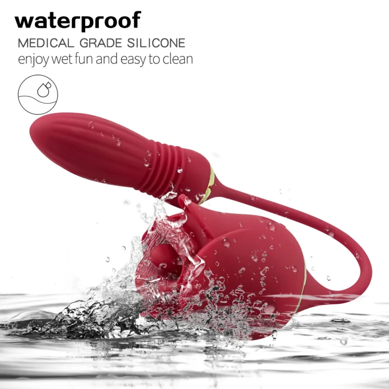 Rose Toy Sucking Vibrator for Women - Image 3