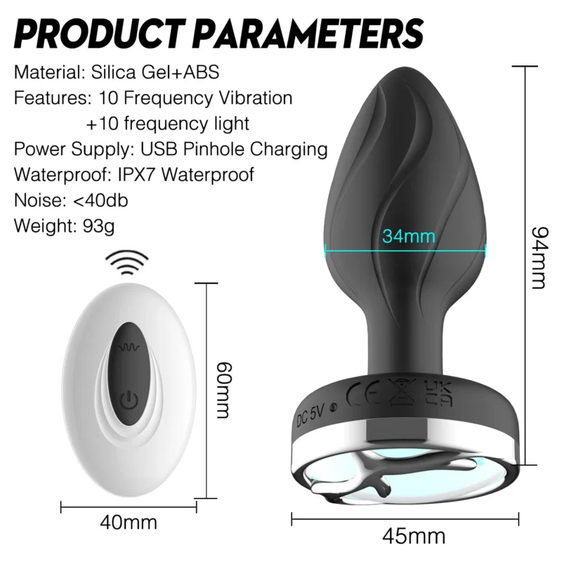 Anal Plug With lights Adult Sex Toy - Image 6