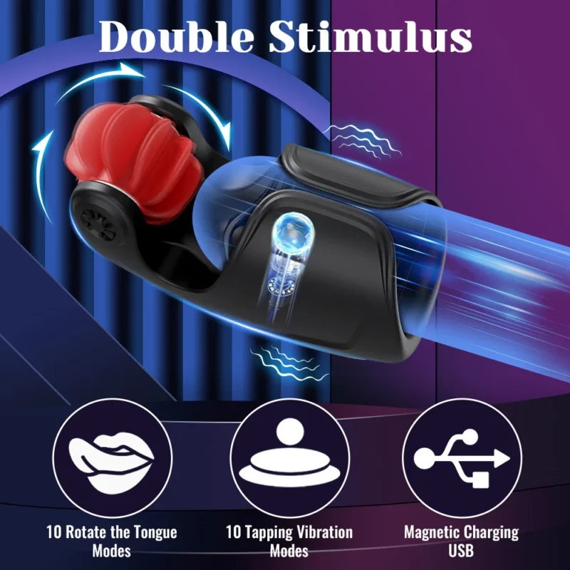 Tongue Licking Vibrator for Men - Image 3