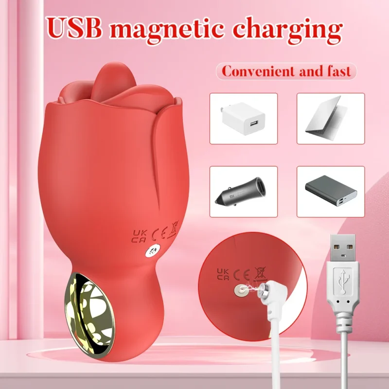 Powerful Rose Sucking Vibrator - Image 5